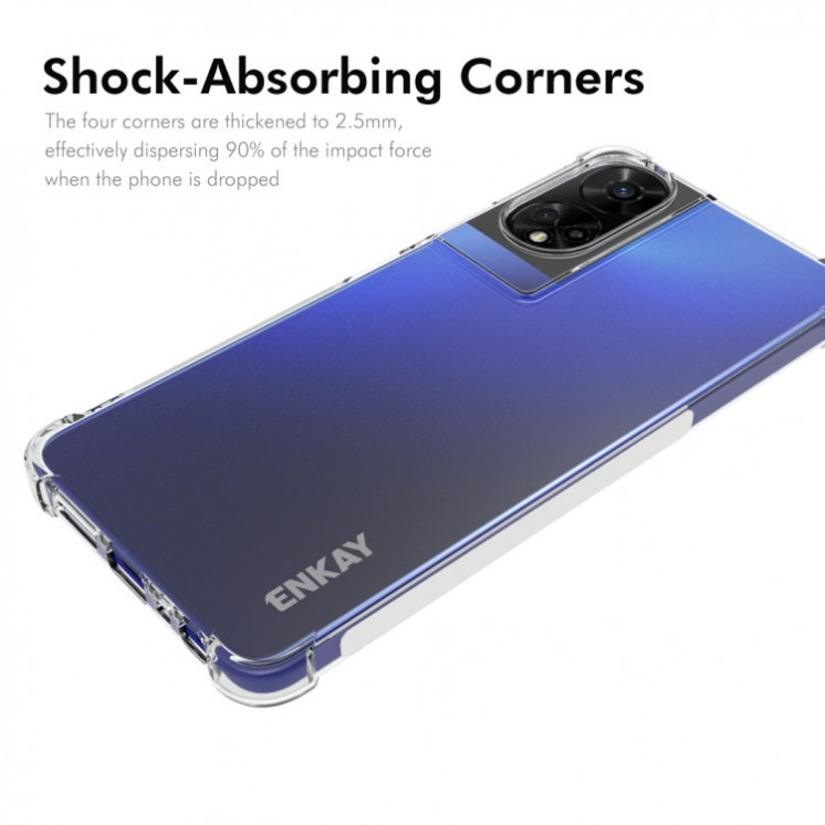 TCL 50 5G. Funda marca ENKAY TPU transparente