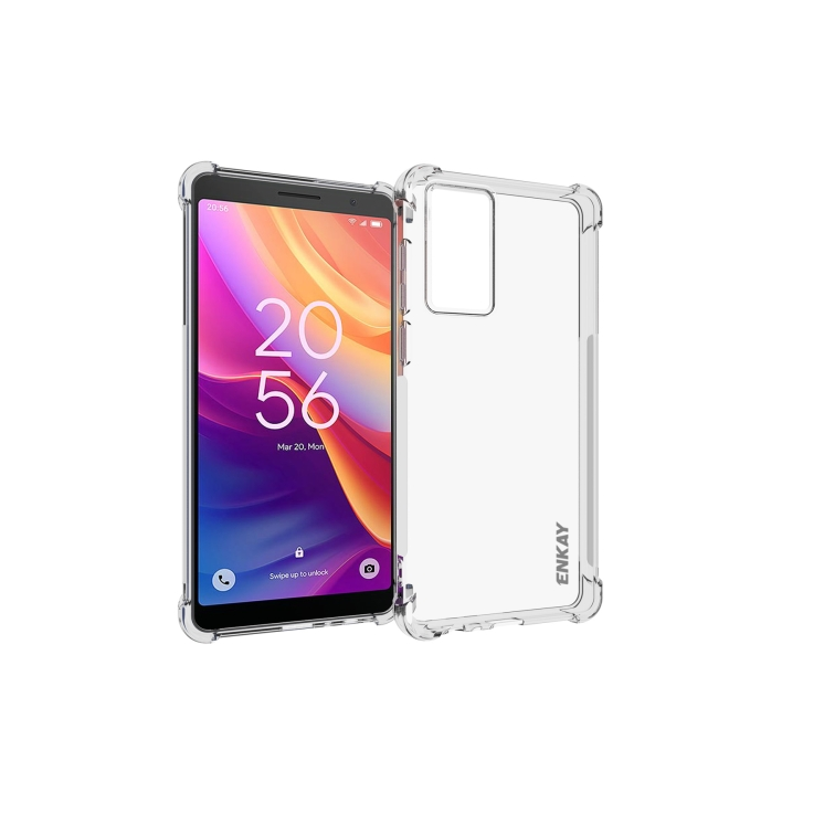 TCL 501. Funda marca ENKAY TPU transparente