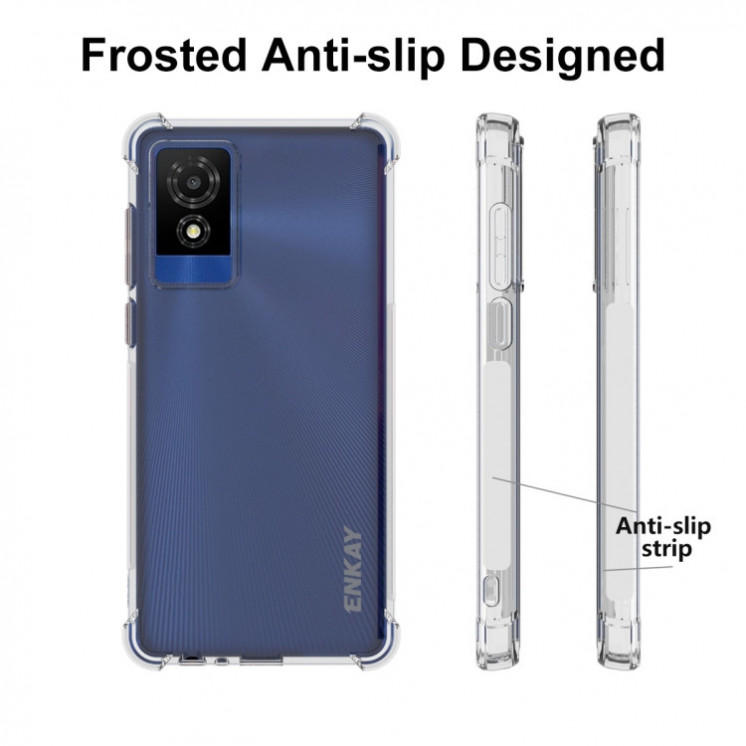 TCL 501. Funda marca ENKAY TPU transparente