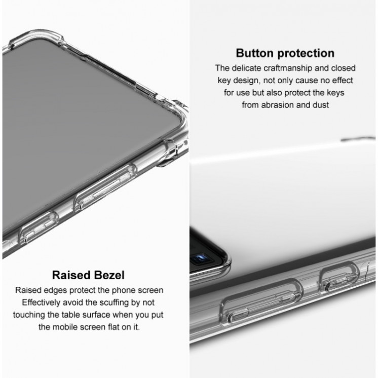 Motorola edge 50 pro. Funda IMAK Airbag TPU (transparente)