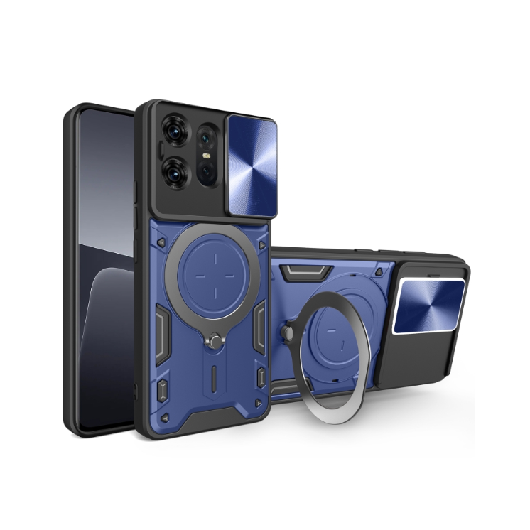 Motorola Edge 50 pro. Funda Camshield con anillo compatible con soportes magnéticos