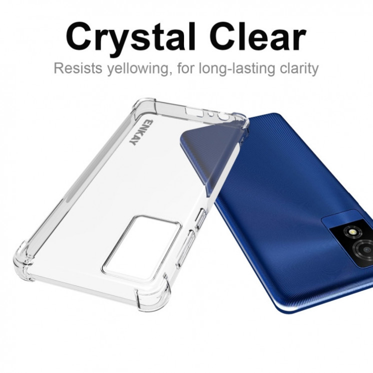 TCL 501. Funda marca ENKAY TPU transparente