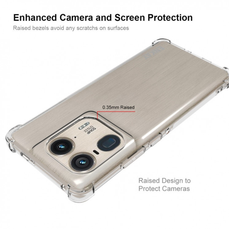 Motorola Edge 50 Ultra. Funda ENKAY Airbag TPU (transparente)