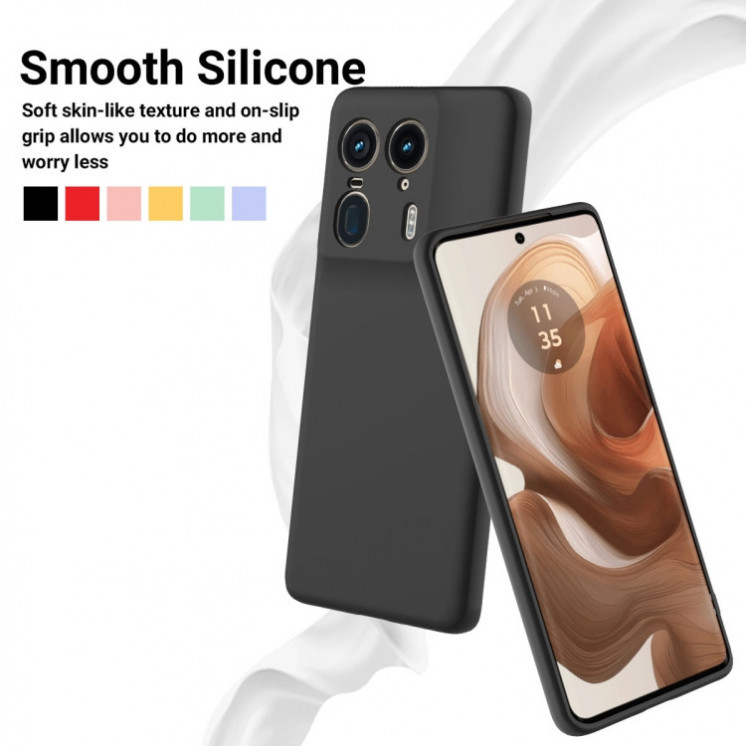 Motorola Edge 50 Ultra. Funda protectora de silicona líquida
