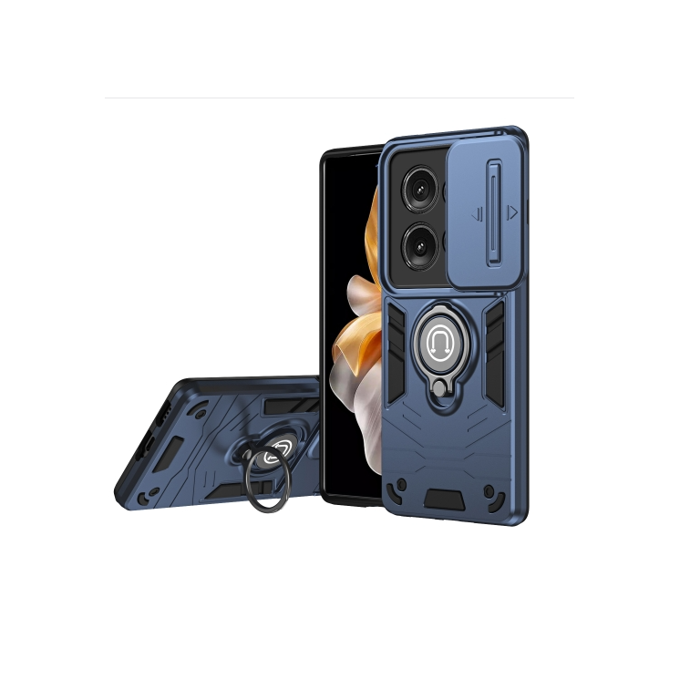 Motorola Edge 50. Funda Camshield con anillo compatible con soportes magnéticos