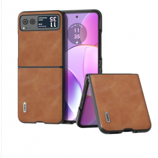 Motorola Razr 40. Funda ABEEL textura cuero de PU