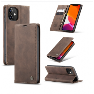IPhone 12/ 12 Pro. Funda CaseMe leather case con cierre magnético