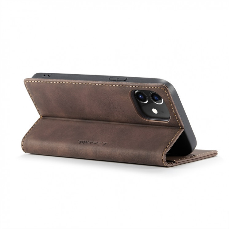 IPhone 12/ 12 Pro. Funda CaseMe leather case con cierre magnético