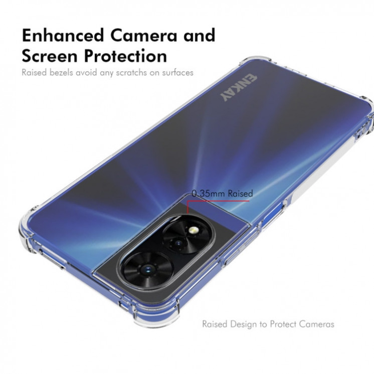 TCL 505 4G. Funda marca ENKAY TPU transparente