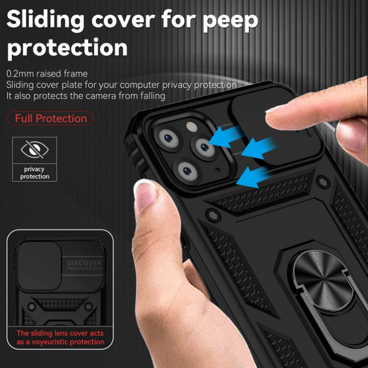 IPhone 11 Pro Max. Funda Armor camshield con anillo
