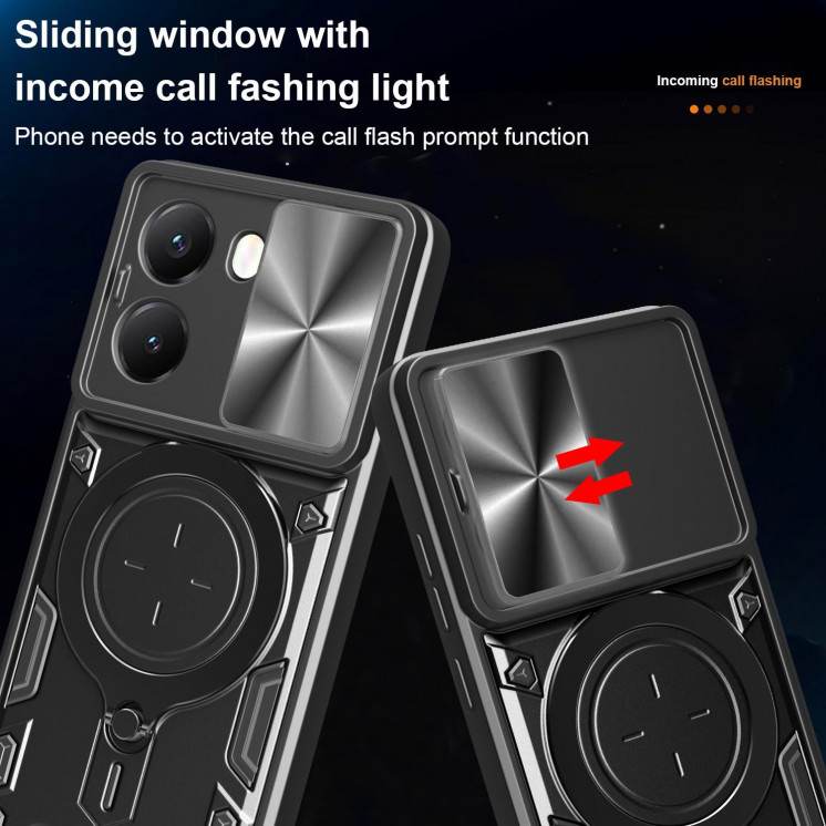 Xiaomi Poco X7 Pro. Funda Camshield con anillo 360