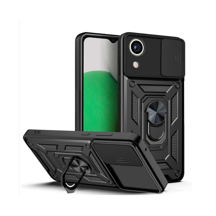 Samsung A03 core. Funda camshield con anillo 360