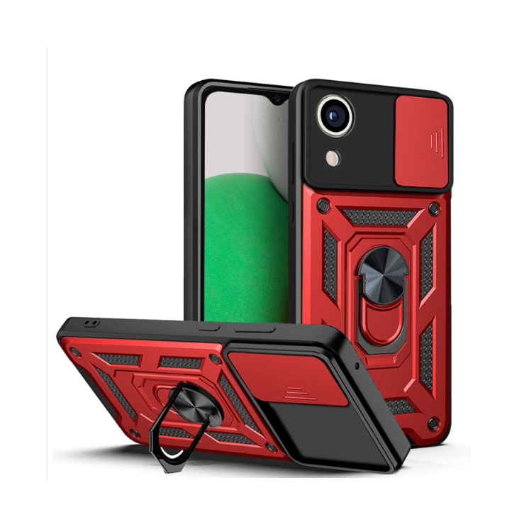 Samsung A03 core. Funda camshield con anillo 360
