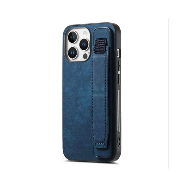 IPhone 16 Pro. Funda leather case con correa elástica