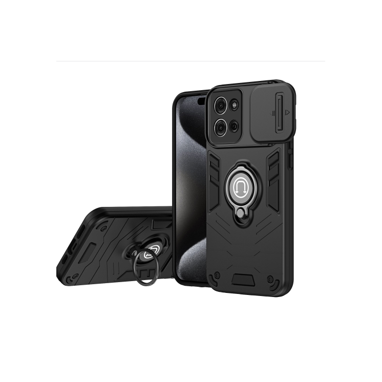 Motorola G75. Funda Camshield magnético con anillo