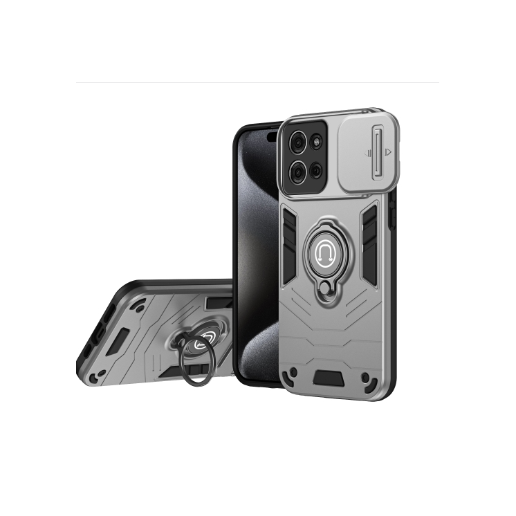 Motorola G75. Funda Camshield magnético con anillo