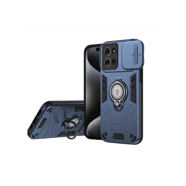 Motorola G75. Funda Camshield magnético con anillo