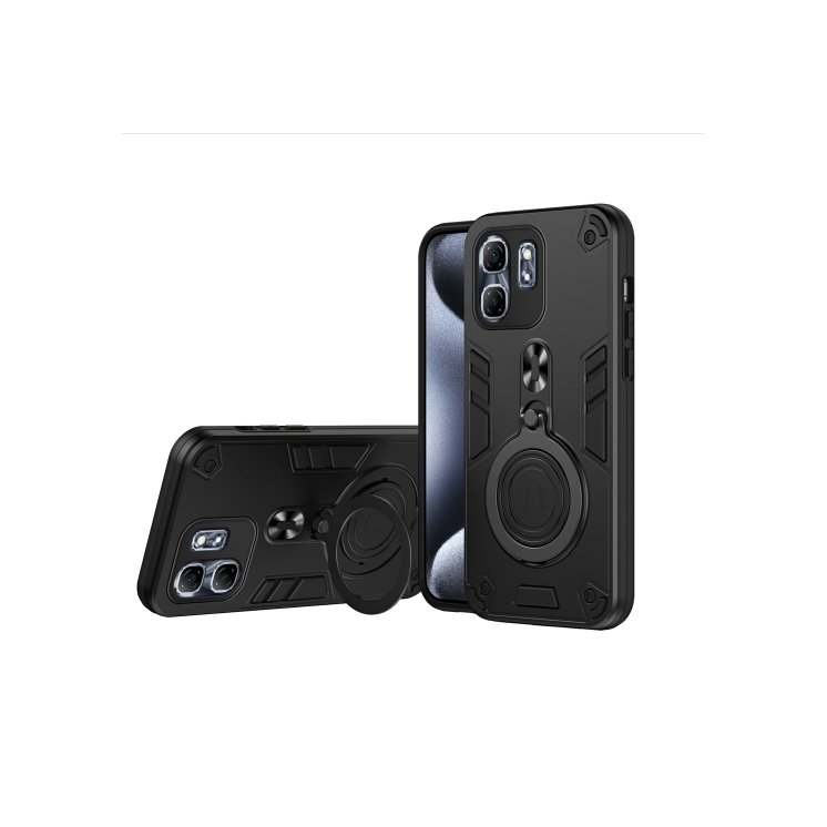 Infinix Smart 9/Hot 50i. Funda Armor TPU+PC con anillo 360