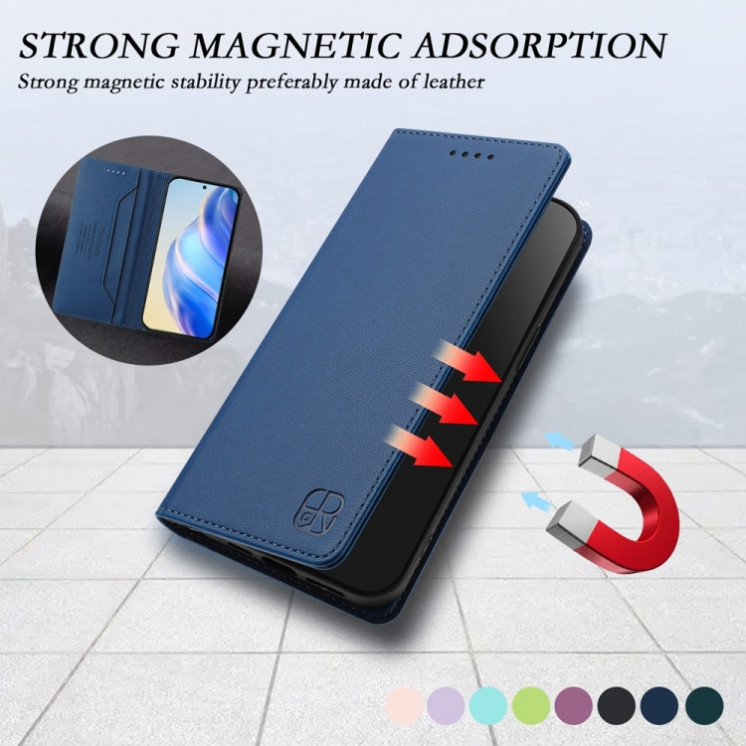 Motorola G24 Power. Funda Leather case con cierre magnético