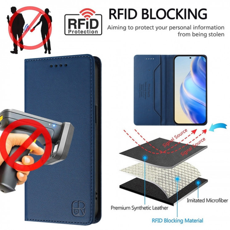Motorola G24 Power. Funda Leather case con cierre magnético