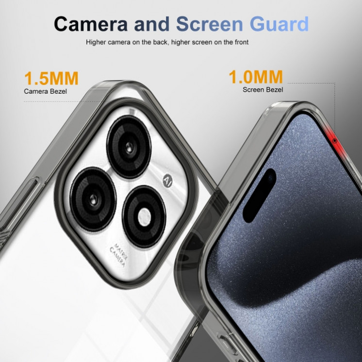 Itel A70. Funda anti-slip TPU+Acrílico