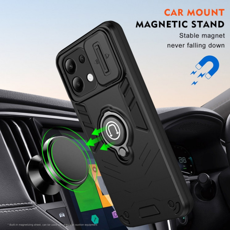 Xiaomi Note 13 4G. Funda Camshield magnética con anillo