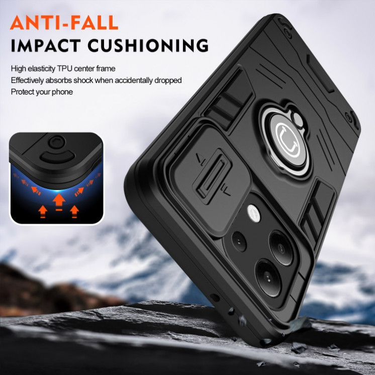Xiaomi Note 13 4G. Funda Camshield magnética con anillo