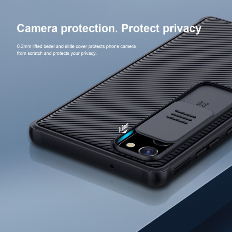 Samsung Note 20. Funda NILLKIN Black Mirror Pro Camshield