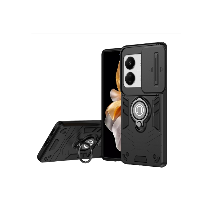 Xiaomi 13C 4G/5G. Funda Camshield con anillo