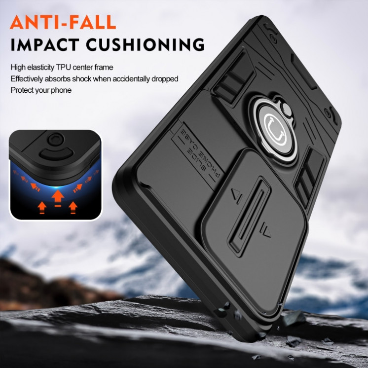Xiaomi 13C 4G/5G. Funda Camshield con anillo