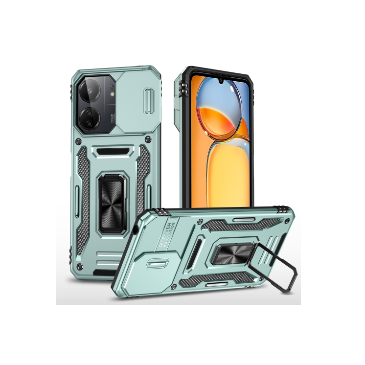 Xiaomi 13C 4G/5G/Poco C65. Funda Armor Camshield con anillo