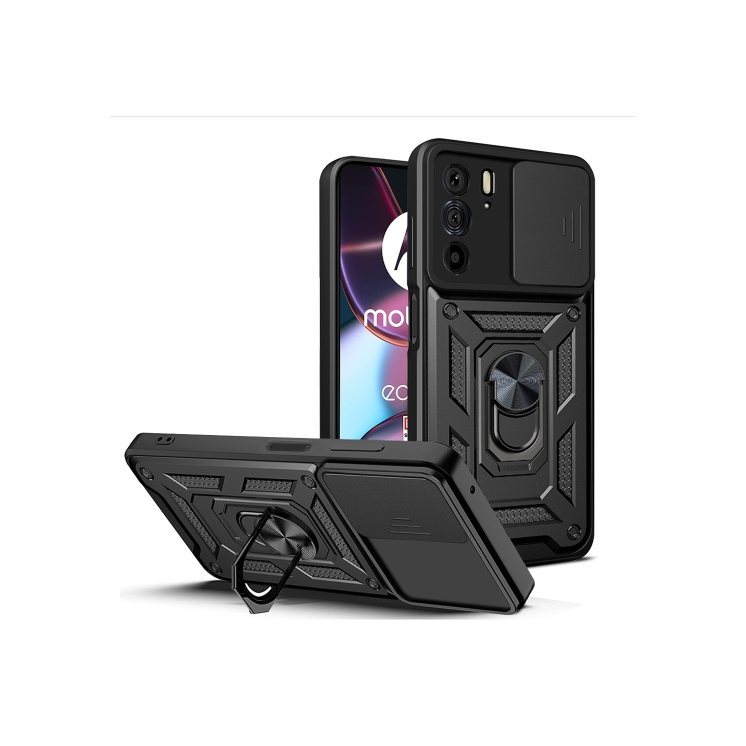 Motorola Edge 30 Pro. Funda Camshield con anillo