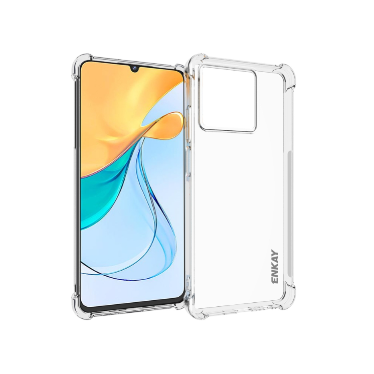 ZTE Blade V50 Vita 4G. Funda marca ENKAY anti-slip TPU transparente