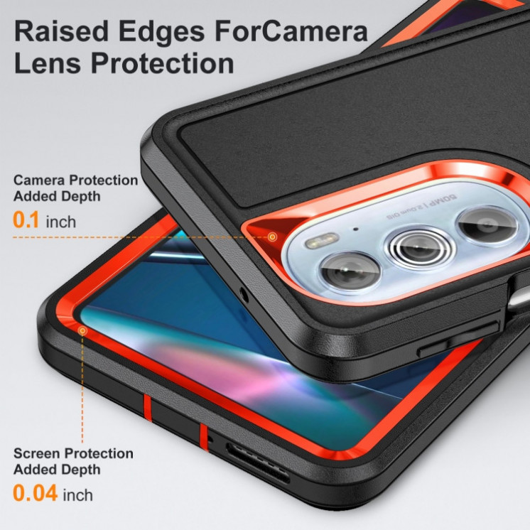 Motorola Edge 30 Pro. Funda 360° con soporte stand