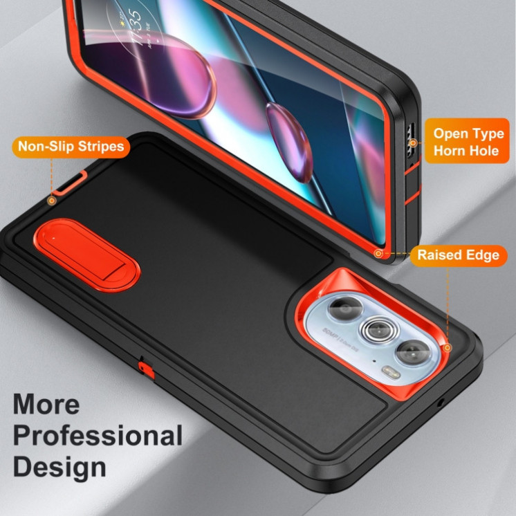 Motorola Edge 30 Pro. Funda 360° con soporte stand