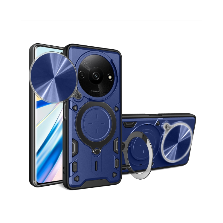Xiaomi Redmi A3/ A3x/ Poco C61. Funda Camshield con anillo stand