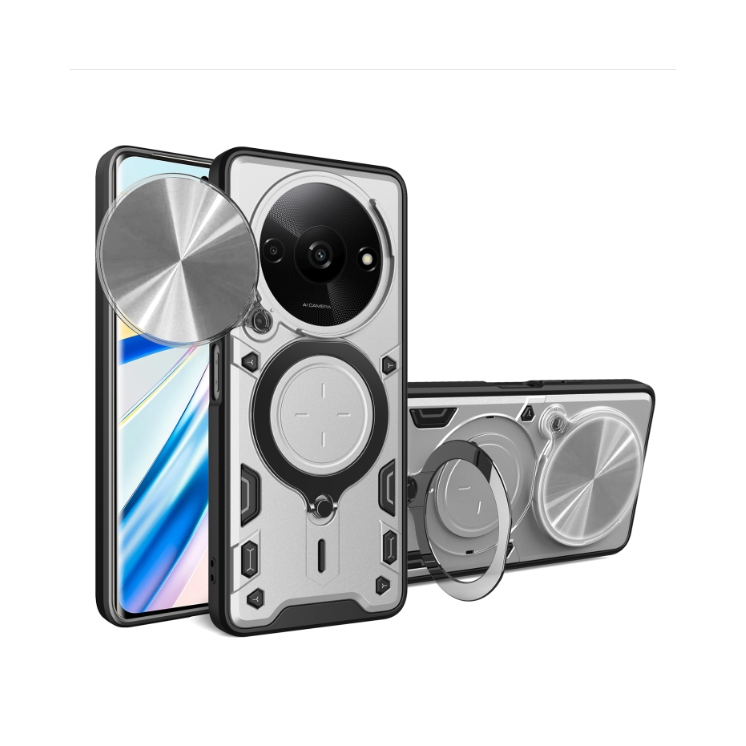 Xiaomi Redmi A3/ A3x/ Poco C61. Funda Camshield con anillo stand