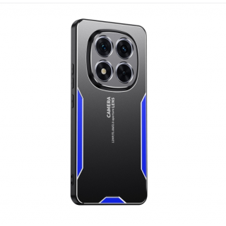 Xiaomi Redmi Note 14 Pro 5G. Funda híbrida TPU con detalles metal