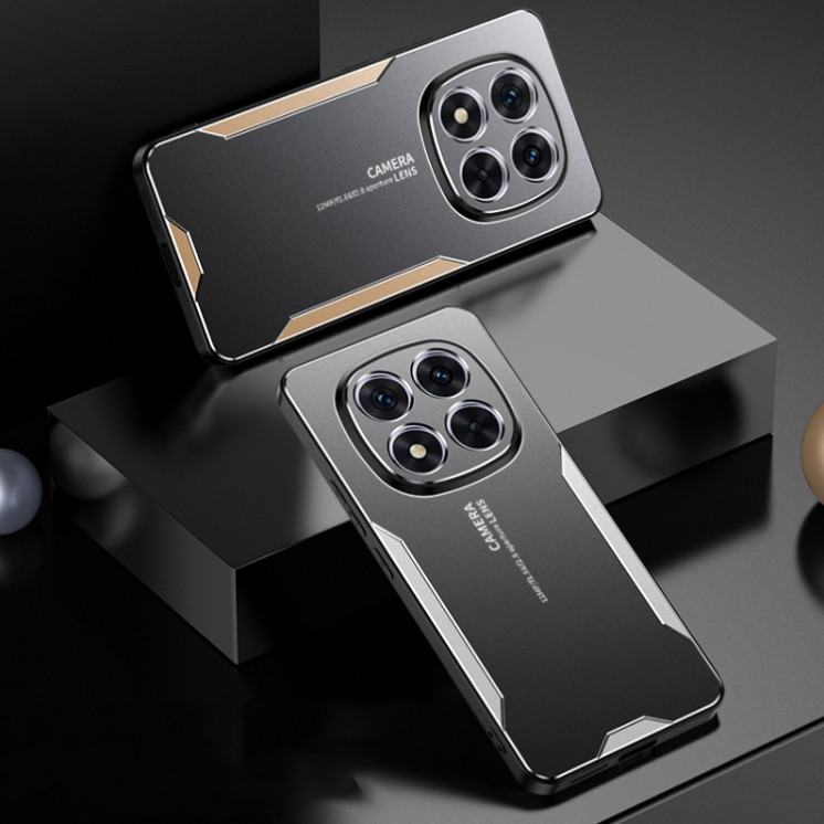 Xiaomi Redmi Note 14 Pro 5G. Funda híbrida TPU con detalles metal