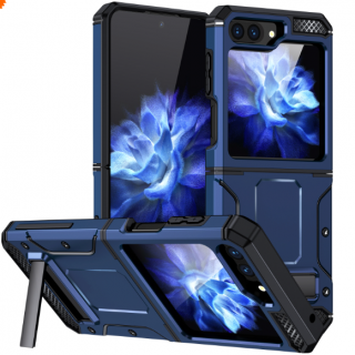 Samsung Z Flip5. Funda TPU+ PC con stand (azul)