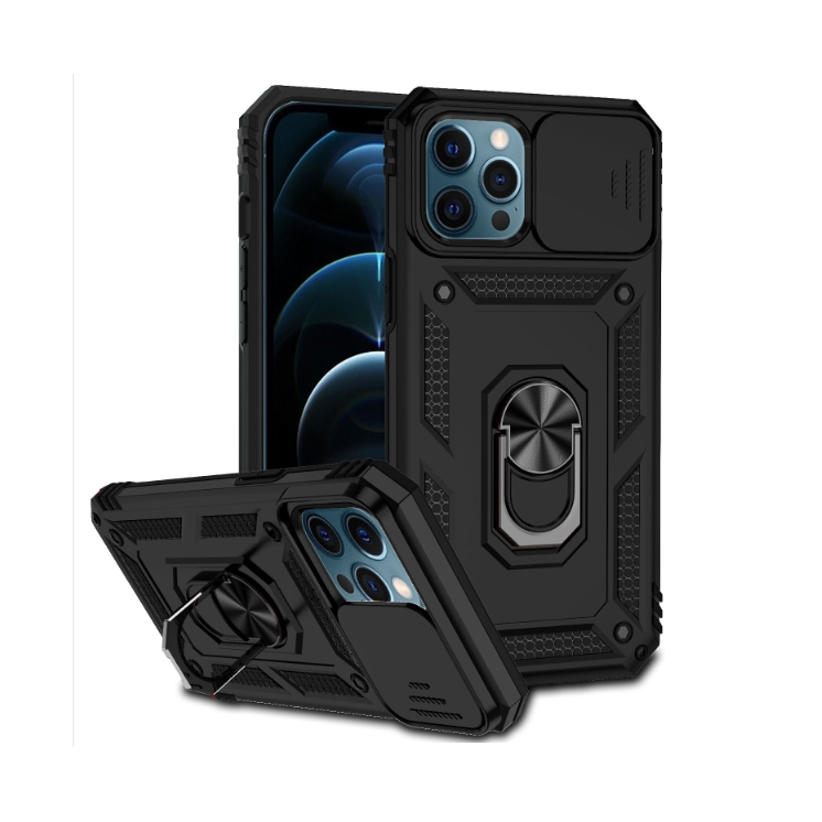 IPhone 12 Pro Max. Funda Armor camshield con anillo.