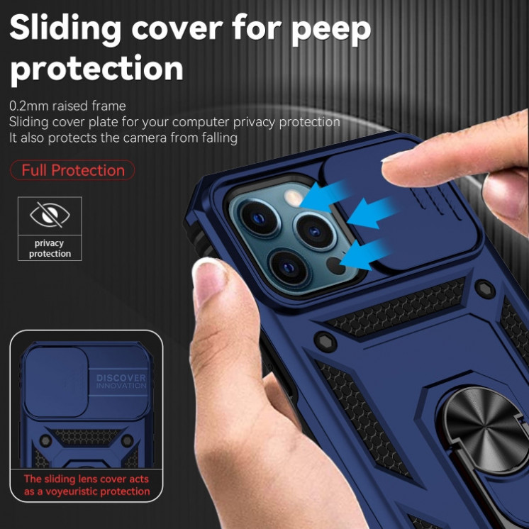 IPhone 12 Pro Max. Funda Armor camshield con anillo.