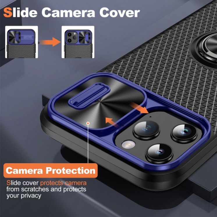 IPhone 12 Pro Max. Funda Camshield con anillo