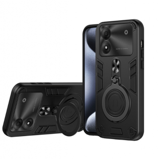 ZTE Blade A34/ A54. Funda TPU+PC con anillo metálico 360