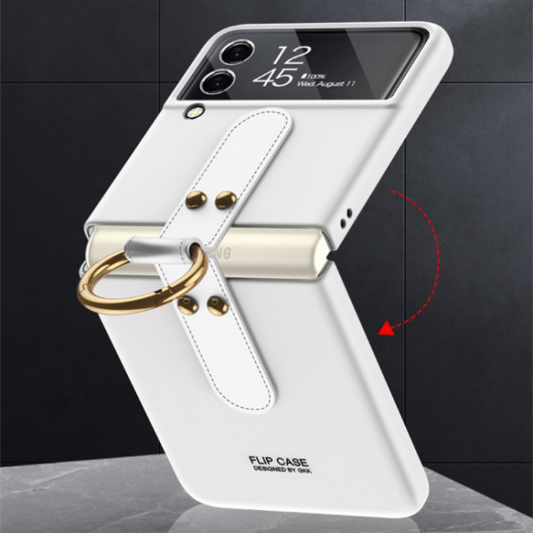 Samsung Z Flip 4. Funda GKK con anillo soporte