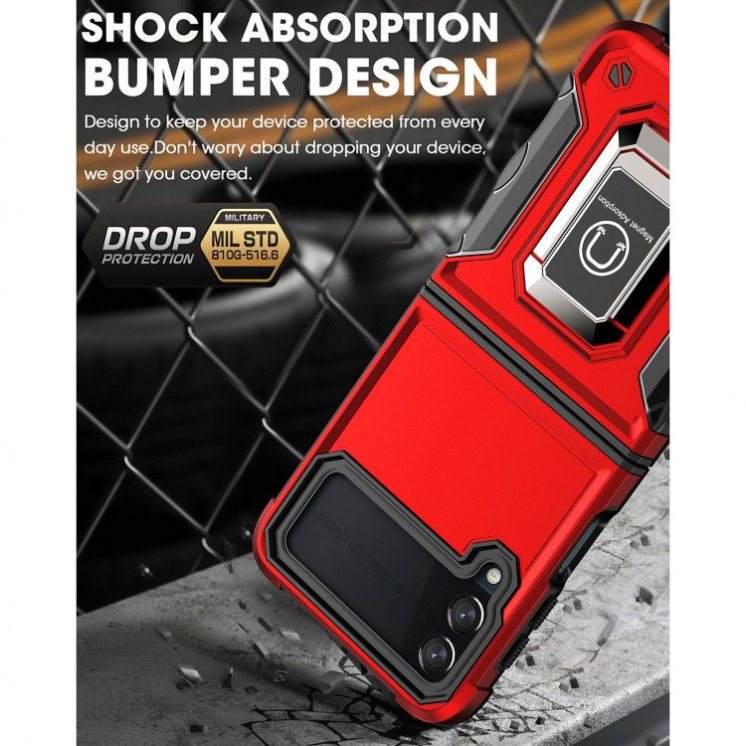Samsung Z Flip3 5G. Funda Armor con anillo stand