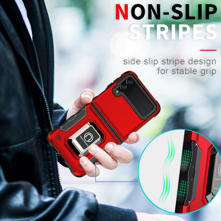 Samsung Z Flip3 5G. Funda Armor con anillo stand