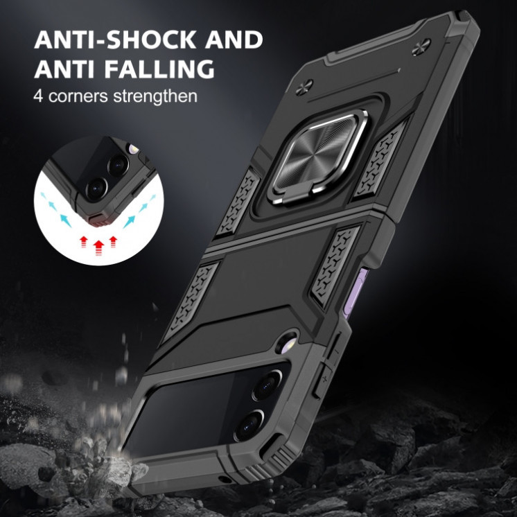 Samsung Z Flip3 5G. Funda Armor TPU+PC con anillo