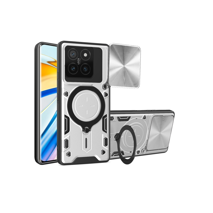 Xiaomi 14T 5G. Funda Camshield TPU+PC con anillo stand