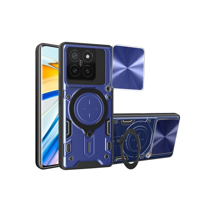 Xiaomi 14T 5G. Funda Camshield TPU+PC con anillo stand